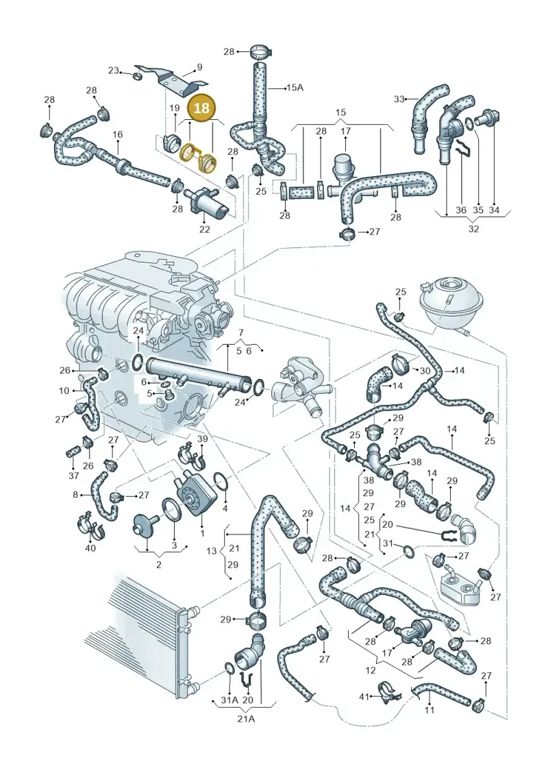 066959209 — SEAT Alhambra (2006-2010) diagram 244121350, position 18