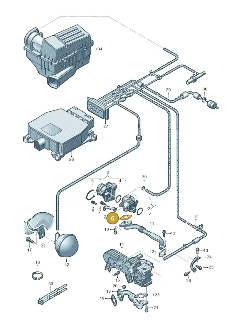 069131547D — SEAT Leon Stylance (2010-2012) diagram 409131600, position 6