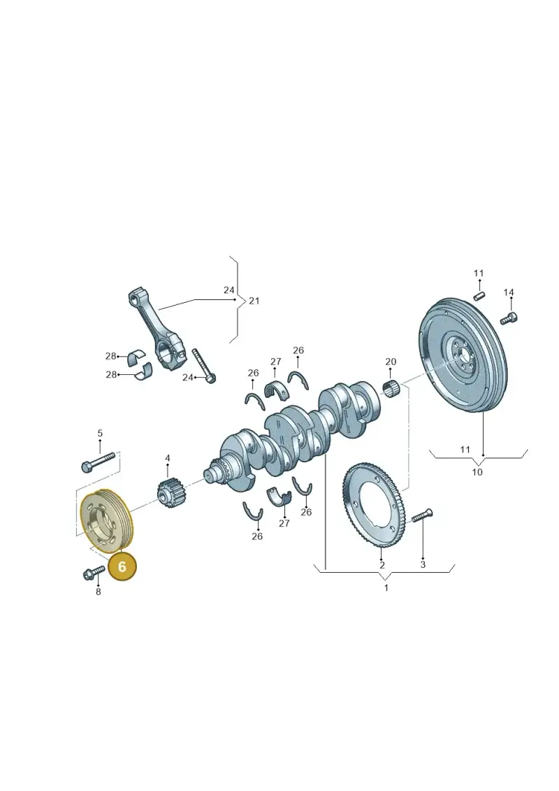 06A105255F — SEAT Altea XL Reference (2013-2013) diagram 777105000, position 6