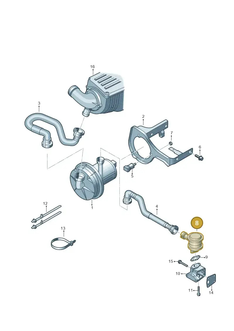 06A131351F — SEAT Altea XL Reference (2013-2013) diagram 649131000, position 8