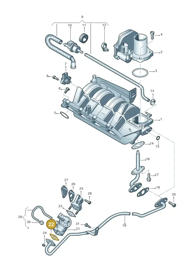 06A131547Q — SEAT IBIZA                  06> (2005-) diagram 253133350, position 22