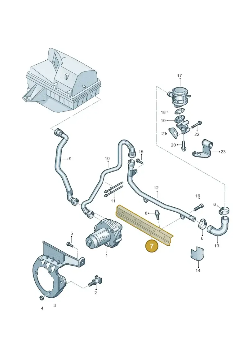 06B129585H — SEAT Exeo ST Reference (2008-2011) diagram 249131050, position 7