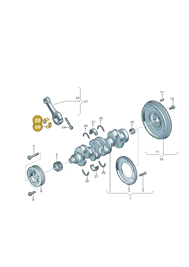06B198701B — SEAT Altea XL Reference (2013-2013) diagram 777105000, position 28