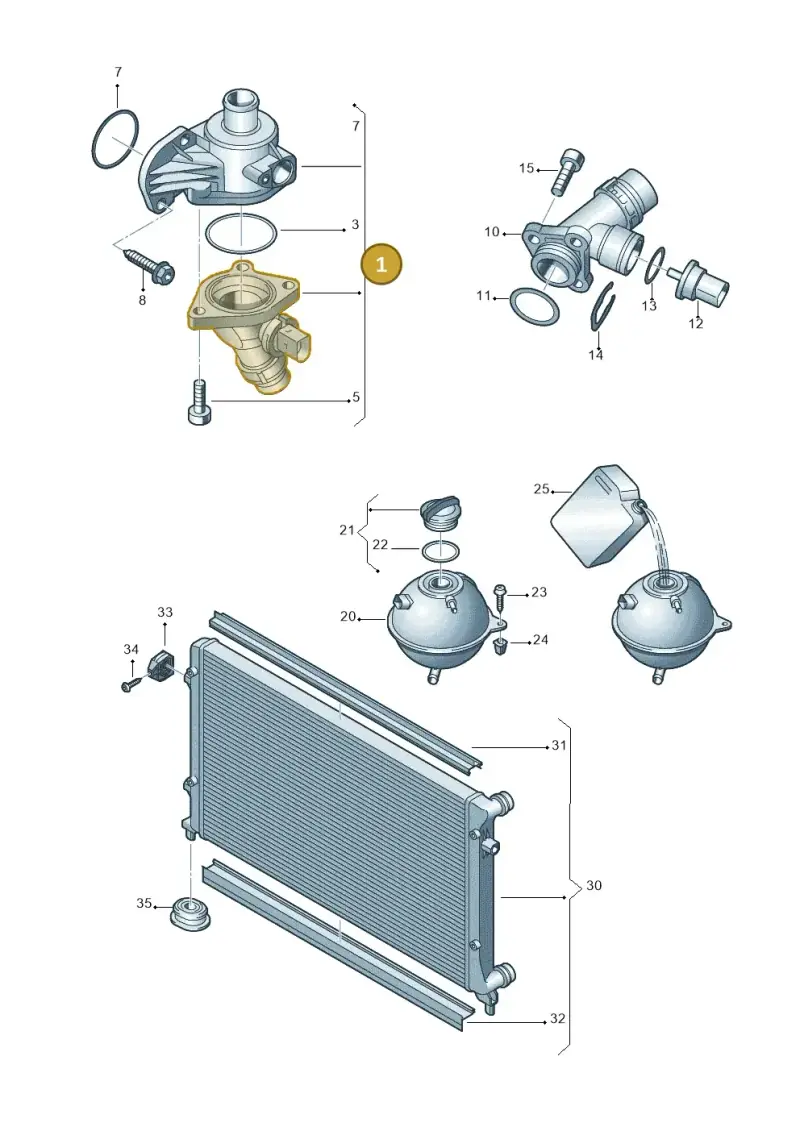 06F121111F — SEAT ALTEA                  07> (2006-) diagram 420121750, position 1