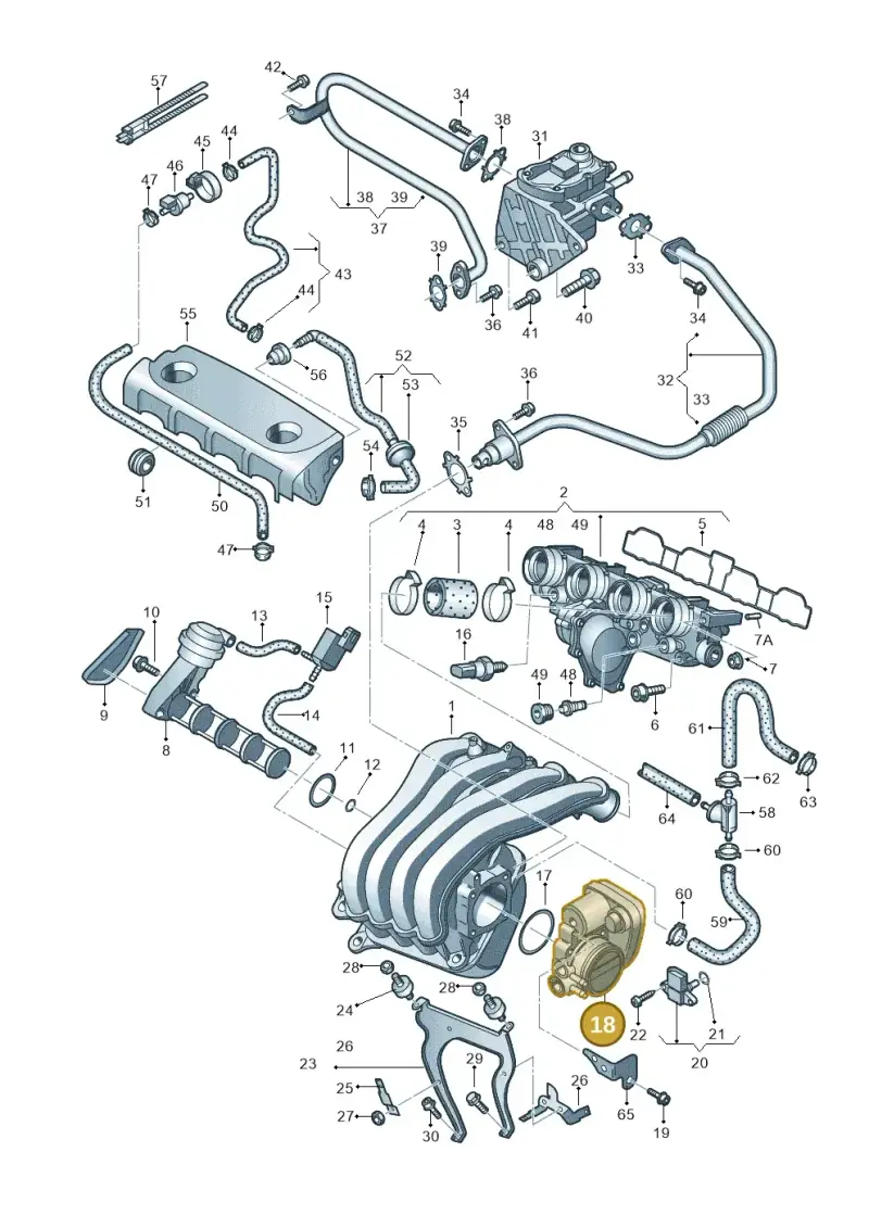 06F133062 — SEAT ALTEA                  07> (2006-) diagram 420133300, position 18