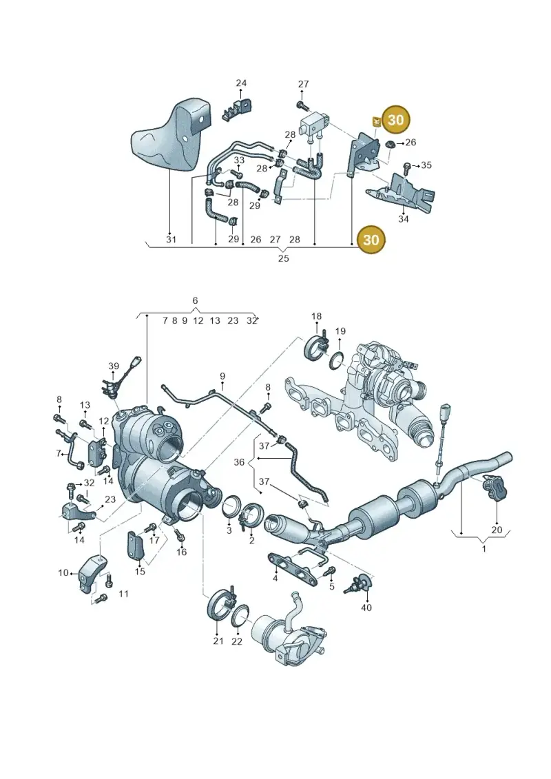 06F971842 — SEAT Formentor TSI CUPRA (2020-) diagram 793253054, position 30