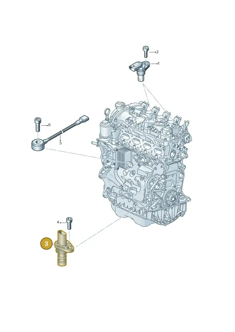 06H906433E — SEAT Leon style (2019-) diagram 907601016, position 3
