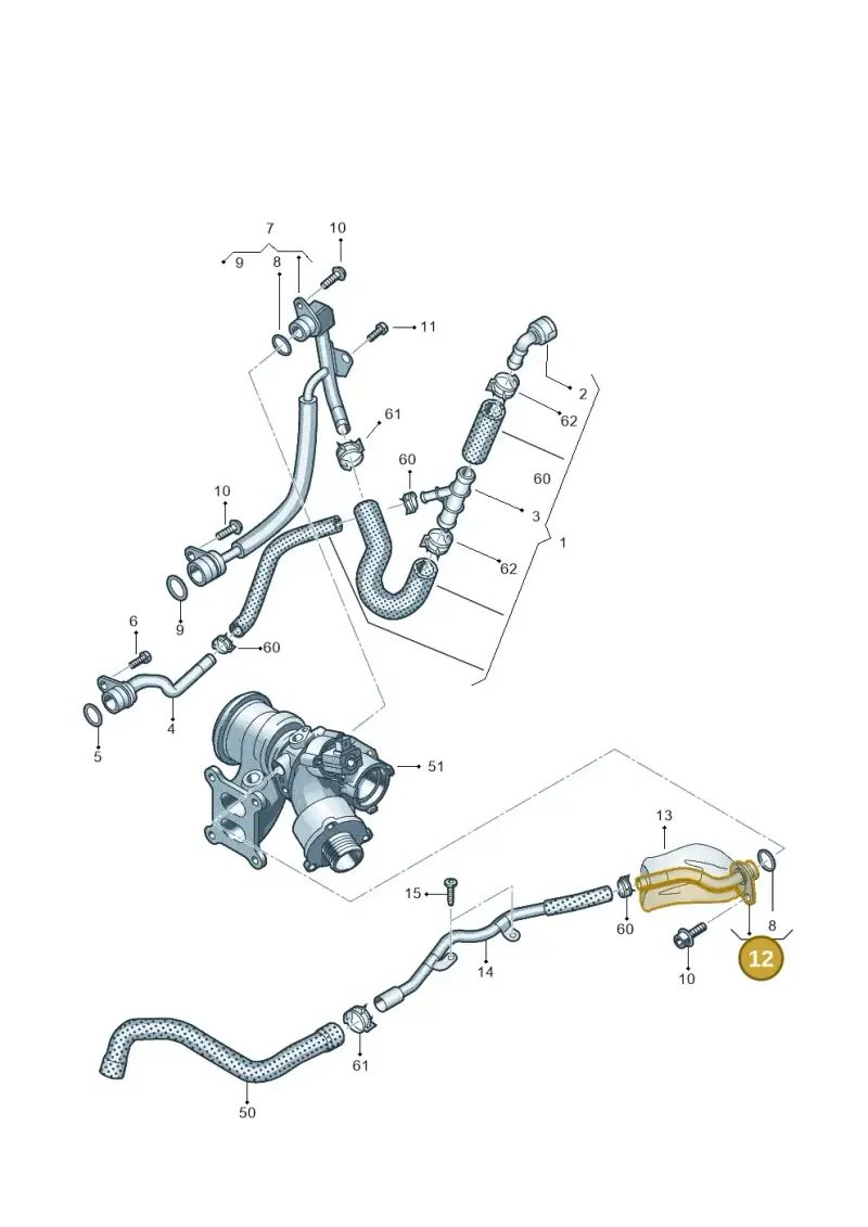 06K121492F — SEAT Formentor TSI CUPRA (2020-) diagram 746121520, position 12
