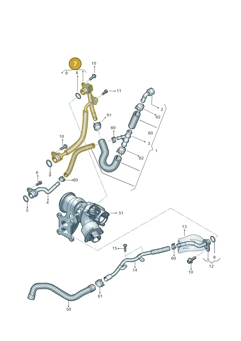 06K121497AQ — SEAT Formentor TSI CUPRA (2020-) diagram 746121520, position 7