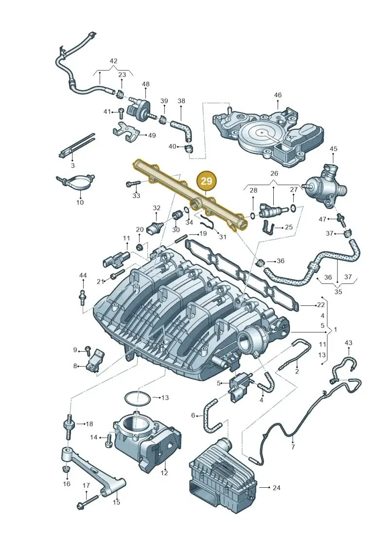 06K133681A — SEAT Alhambra Stylance (2015-2022) diagram 773133300, position 29