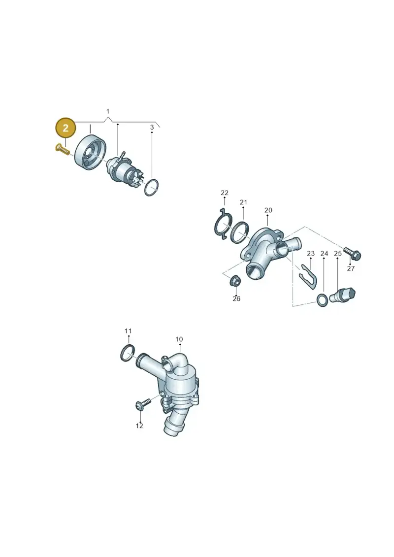 06L121441C — SEAT Formentor TSI CUPRA (2020-) diagram 898121100, position 2