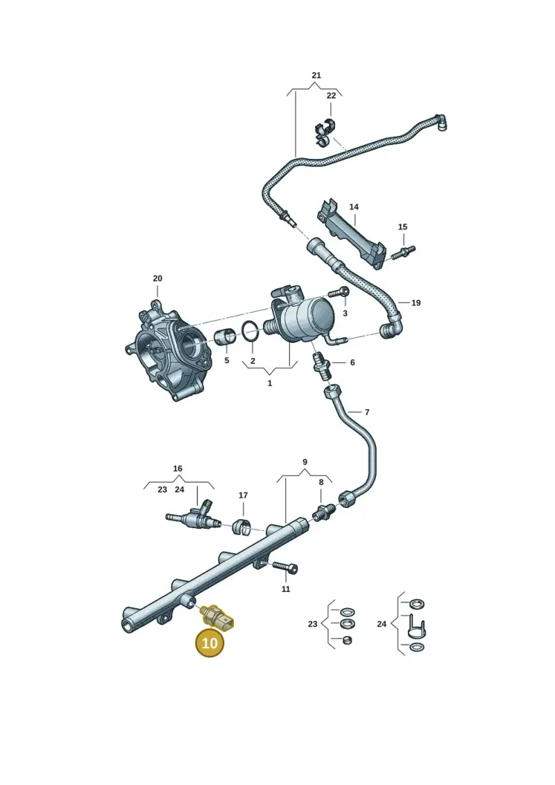 06L906054D — SEAT Formentor TSI CUPRA (2020-) diagram 596133584, position 10