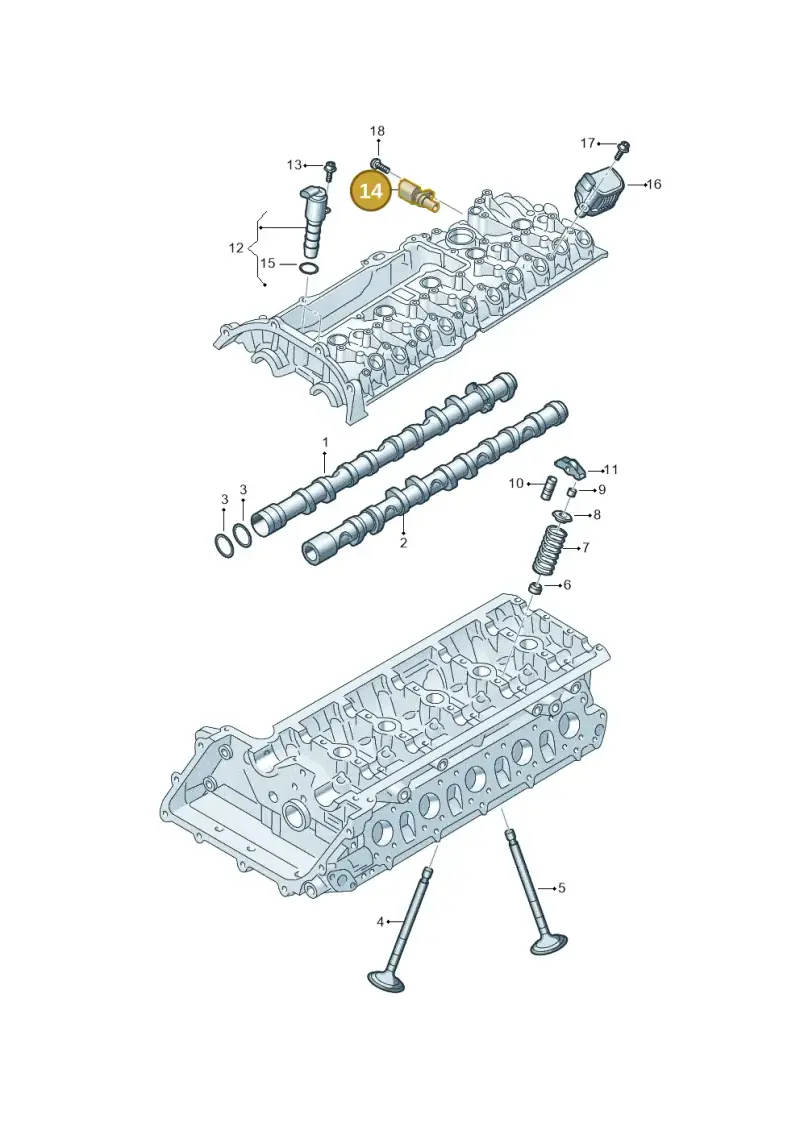 06M907601D — SEAT Formentor TSI CUPRA (2020-) diagram 898109100, position 14