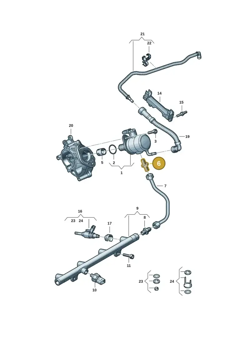 06N127065 — SEAT Formentor TSI CUPRA (2020-) diagram 596133584, position 6