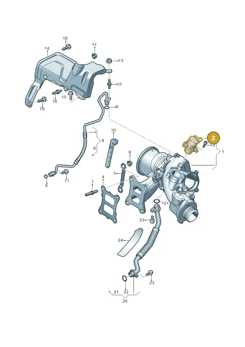 06N145710B — SEAT Tarraco FR (2018-2024) diagram 884145250, position 2