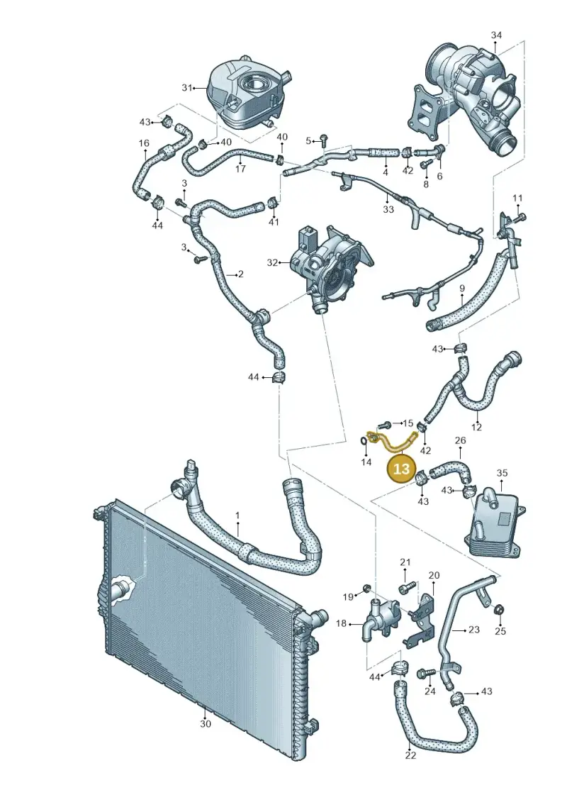 06Q121065C — SEAT Tarraco FR (2018-2024) diagram 850121122, position 13