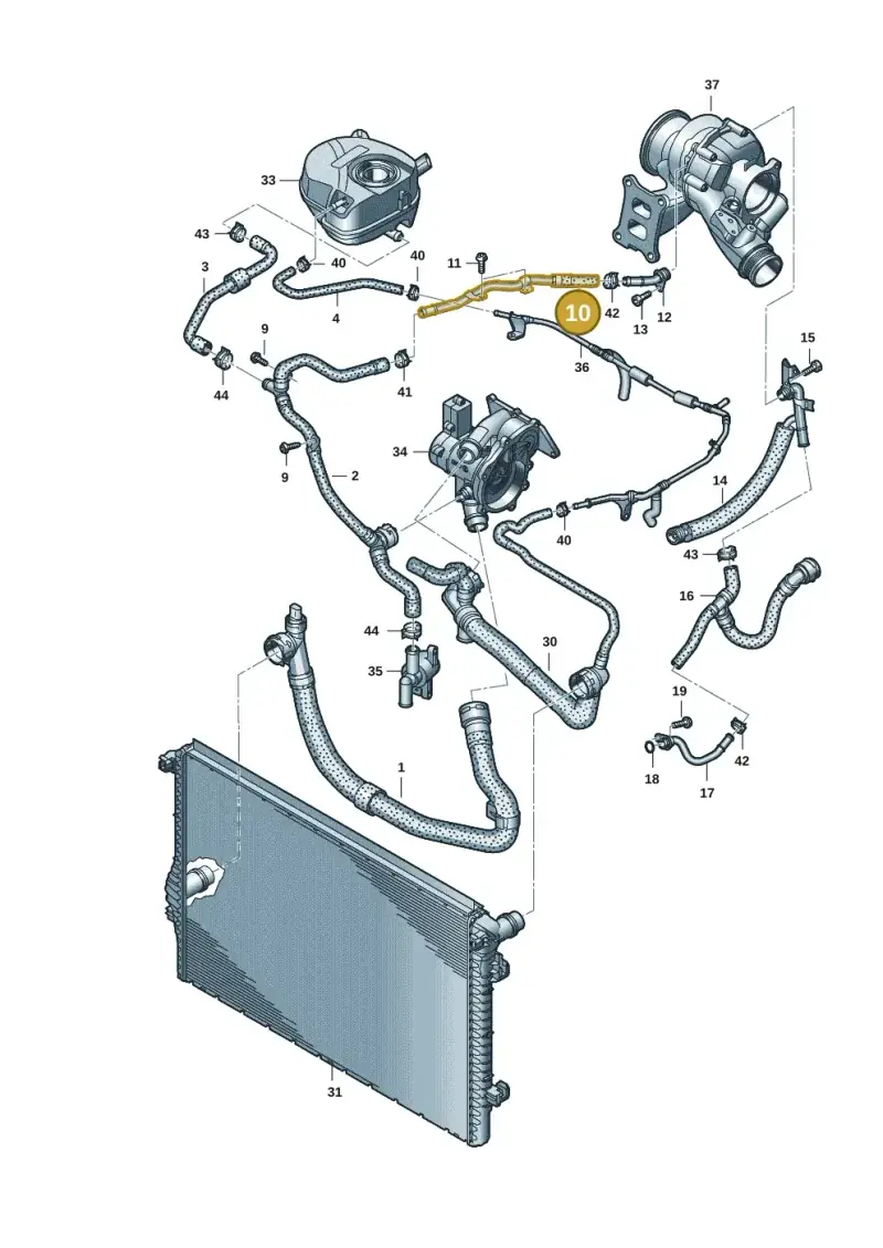 06Q121085E — SEAT Formentor TSI CUPRA (2020-) diagram 5h0121400, position 10