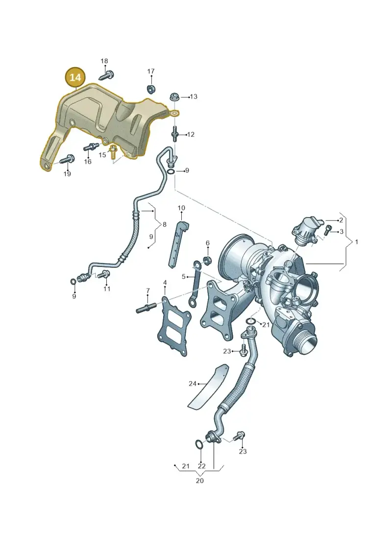 06Q129597F — SEAT Leon style (2019-) diagram 884145250, position 14