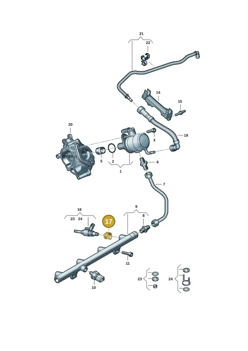06Q133036 — SEAT Formentor TSI CUPRA (2020-) diagram 596133584, position 17