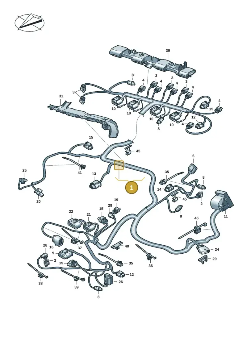 06Q972610 — SEAT Formentor TSI CUPRA (2020-) diagram 5h0971018, position 1