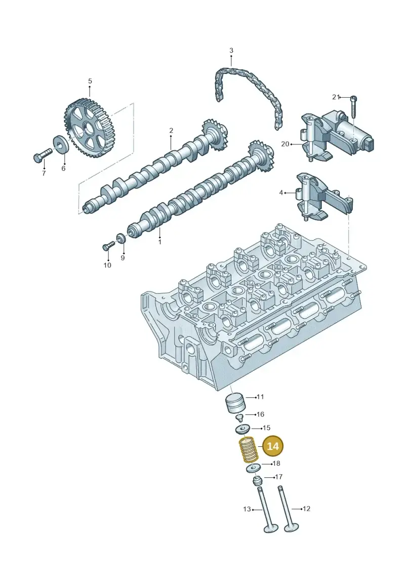 078109623B — SEAT Alhambra (2006-2010) diagram 156109150, position 14