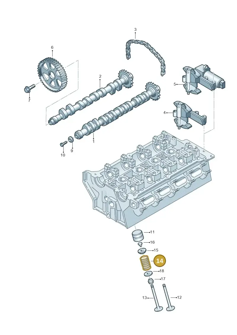 078109623B — SEAT Exeo ST Reference (2008-2011) diagram 226109200, position 14