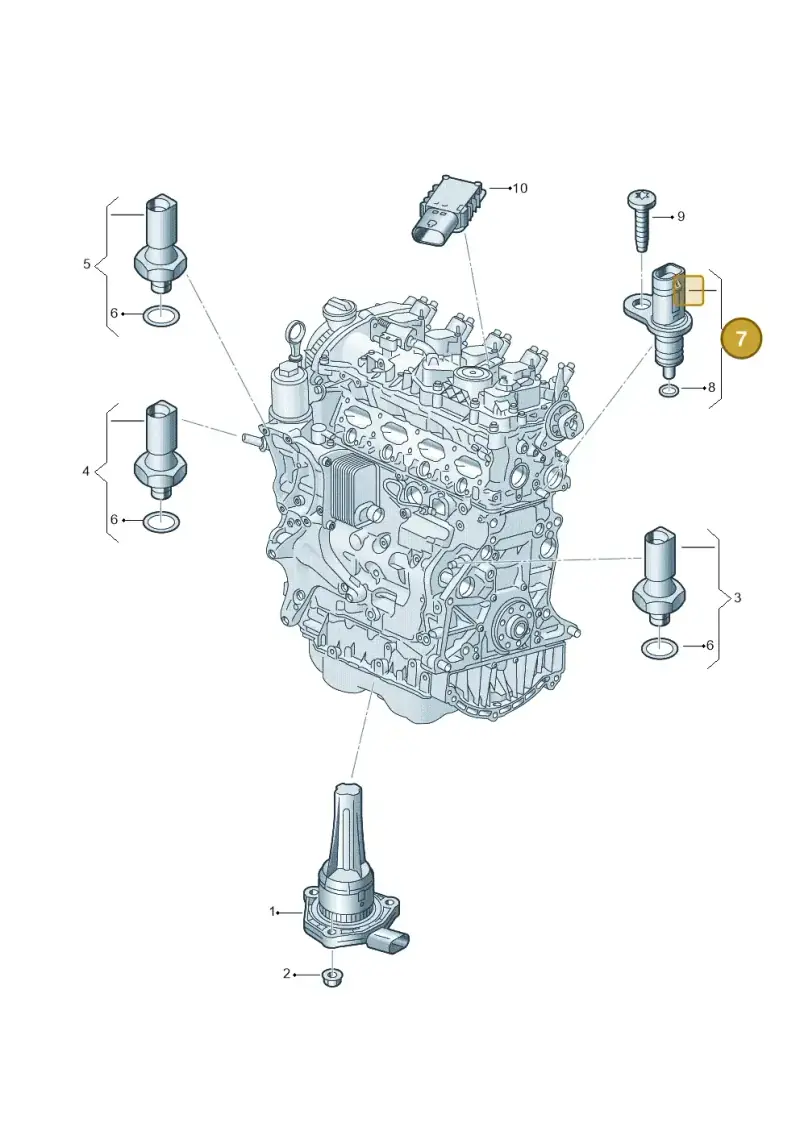079919523J — SEAT Formentor TSI CUPRA (2020-) diagram 907660015, position 7
