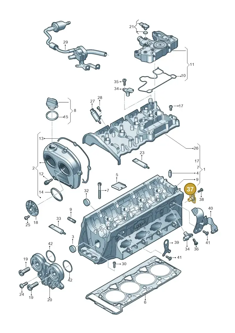 079919525M — SEAT Formentor TSI CUPRA (2020-) diagram 849103031, position 37