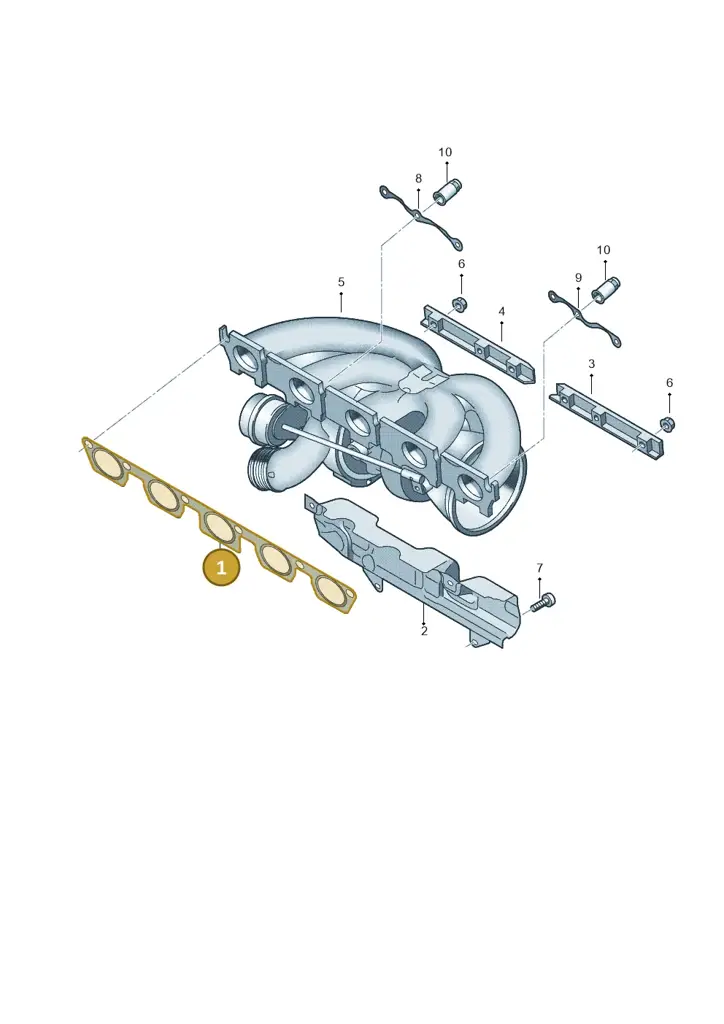 07K253039E — SEAT Formentor TSI CUPRA (2020-) diagram 676253100, position 1