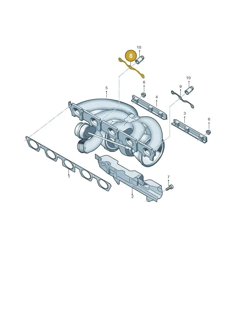 07K253225 — SEAT Formentor TSI CUPRA (2020-) diagram 676253100, position 8