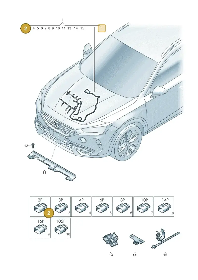 07P973702A — SEAT Formentor TSI CUPRA (2020-) diagram 5ff971015, position 2