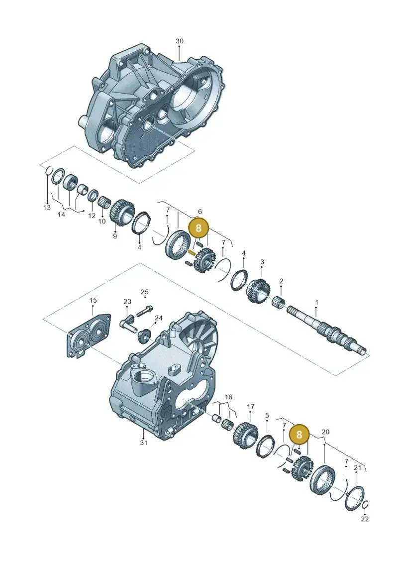 084311313 — SEAT Ibiza FR (2017-) diagram 746311100, position 8