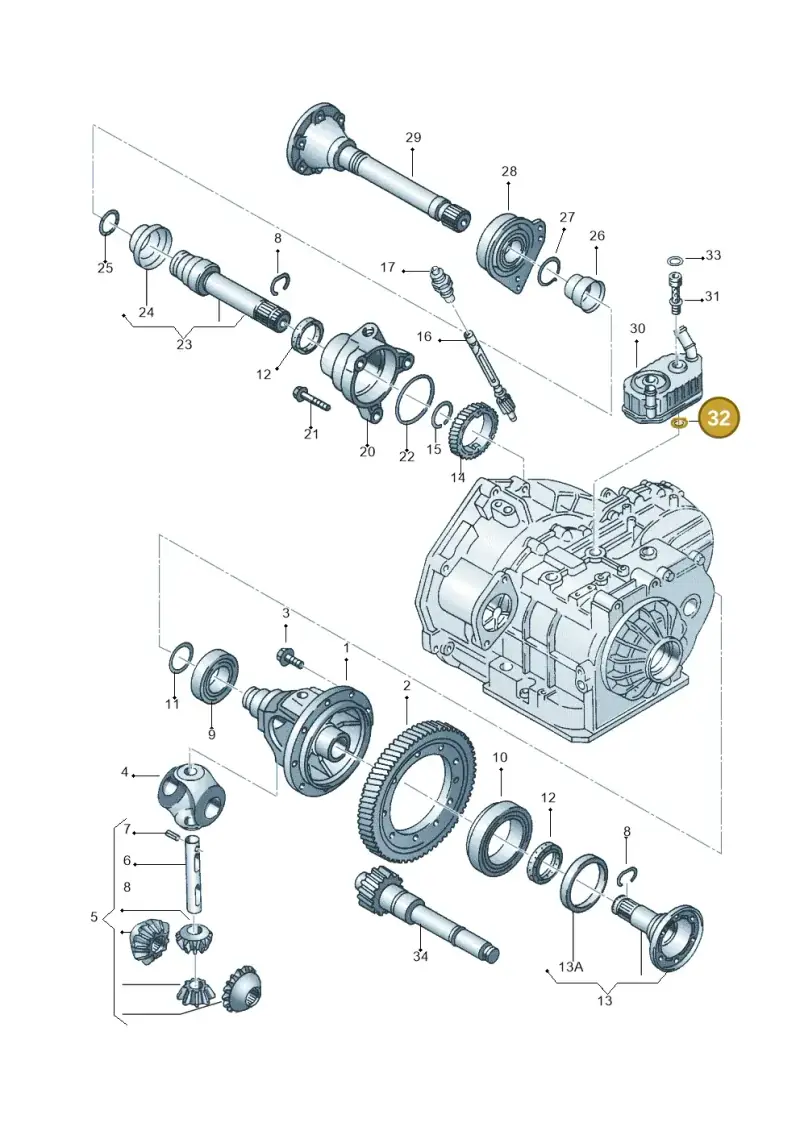 089409069 — SEAT ALHAMBRA/4MOTION (2005-) diagram 162409500, position 32