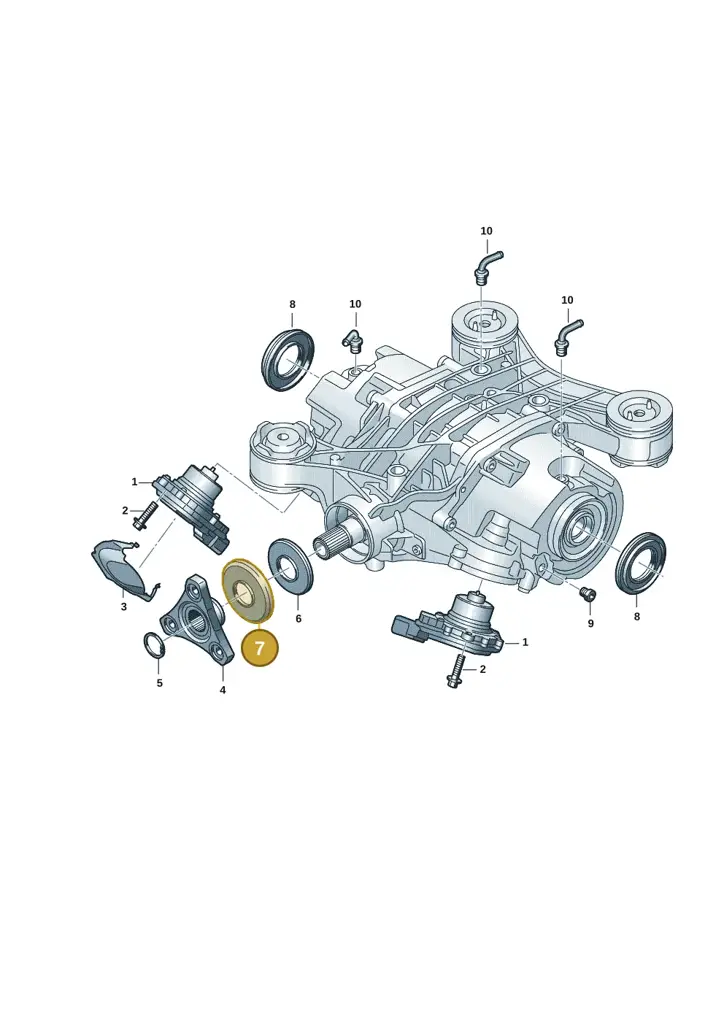08E525319 — SEAT Formentor TSI CUPRA (2020-) diagram 8y0525020, position 7