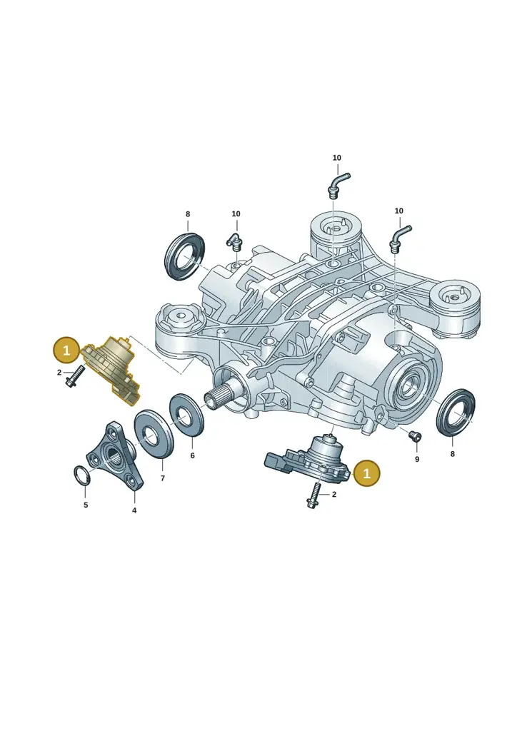 08E907554AC — SEAT Leon (2019-) diagram 5h0525110, position 1+7
