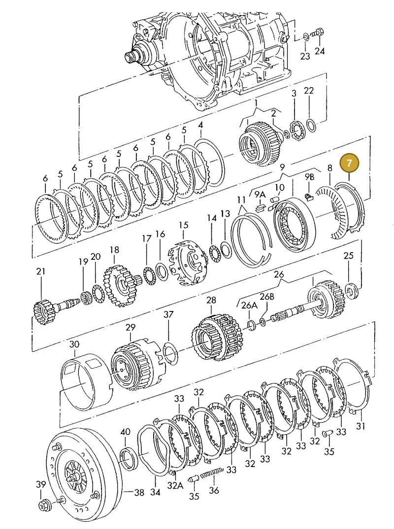 095323297D — SEAT ALHAMBRA (1996-2000) diagram 162323500, position 7