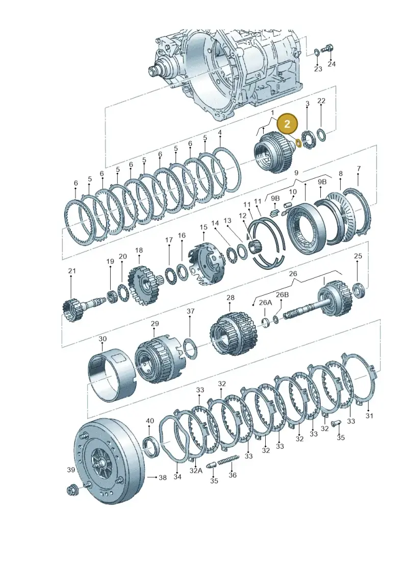 095323737 — SEAT ALHAMBRA/4MOTION (2005-) diagram 245323570, position 2