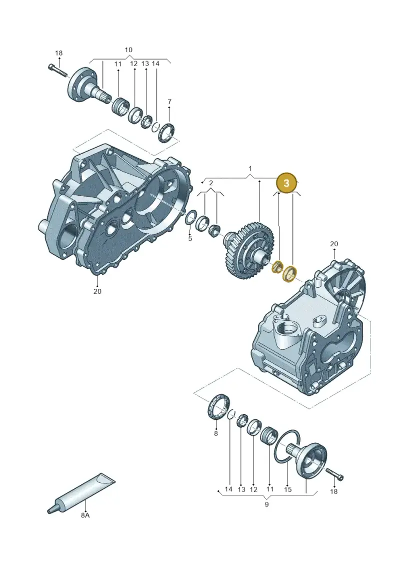 096323981 — SEAT Altea XL Reference (2013-2013) diagram 729409170, position 3