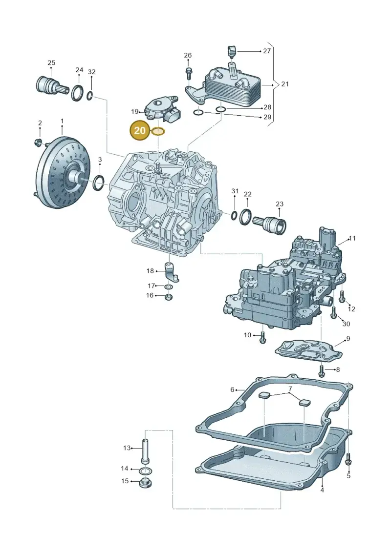 09D321199 — SEAT Ibiza FR (2017-) diagram 691321660, position 20