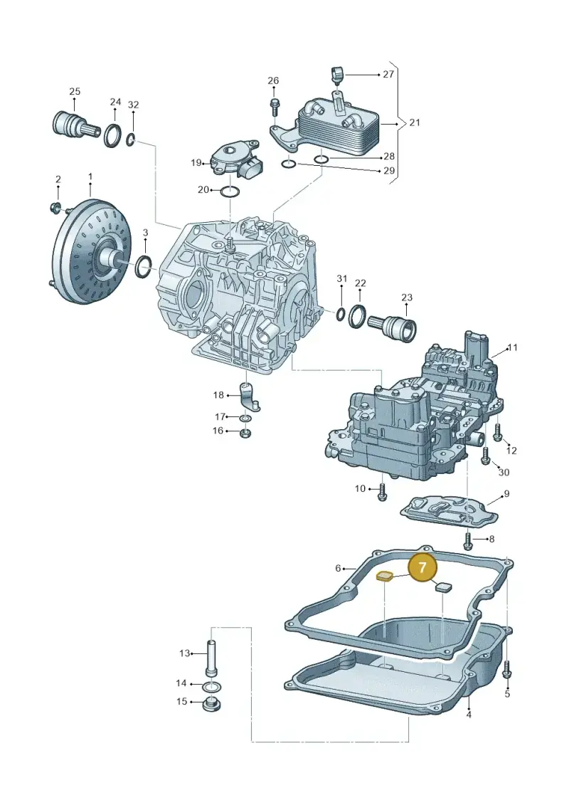 09D321368 — SEAT Ibiza FR (2017-) diagram 691321660, position 7