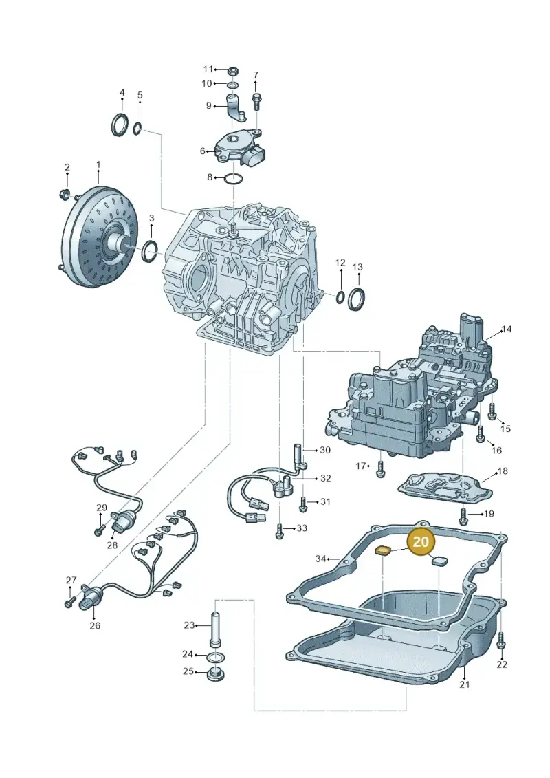 09D321368 — SEAT Leon ST Stylance (2016-2020) diagram 827380020, position 20