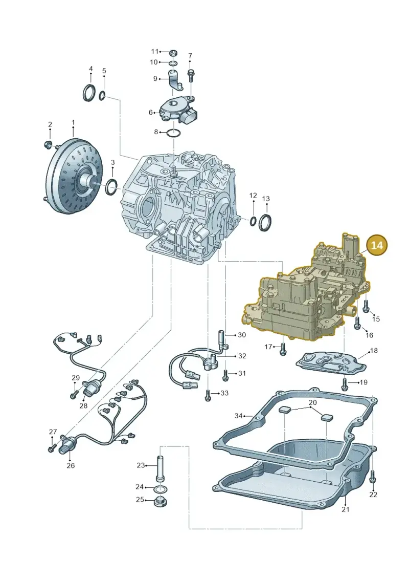 09G325039F — SEAT Leon ST Stylance (2016-2020) diagram 827380020, position 14
