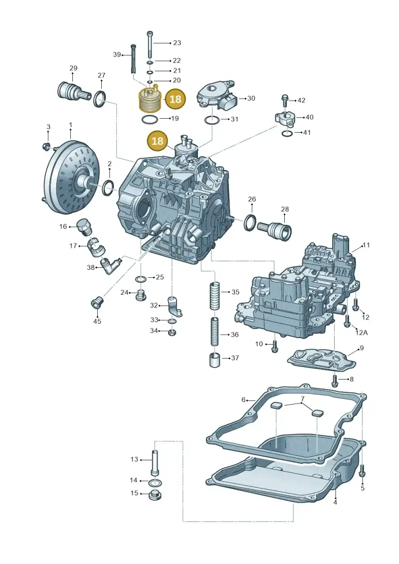09G409061 — SEAT Altea XL Reference (2010-2013) diagram 278321650, position 18