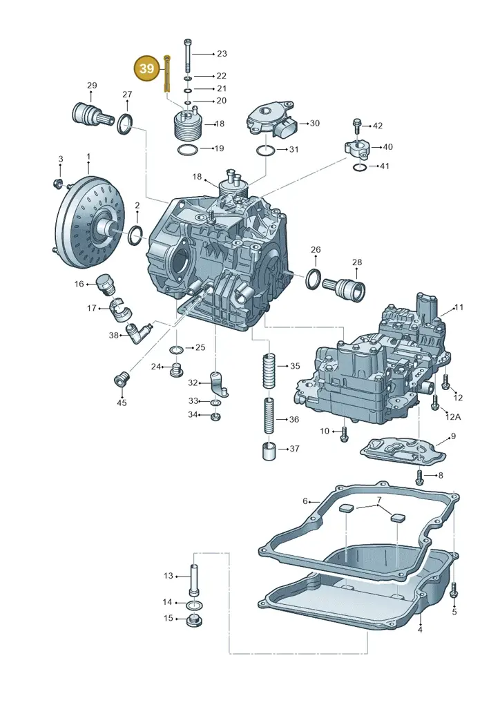 09G409080 — SEAT Altea XL Reference (2010-2013) diagram 278321650, position 39