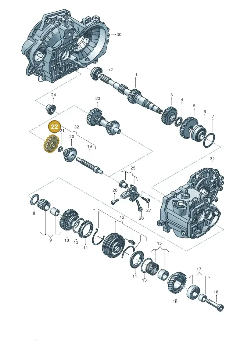 0A4311509 — SEAT Ibiza FR (2017-) diagram 890311320, position 22