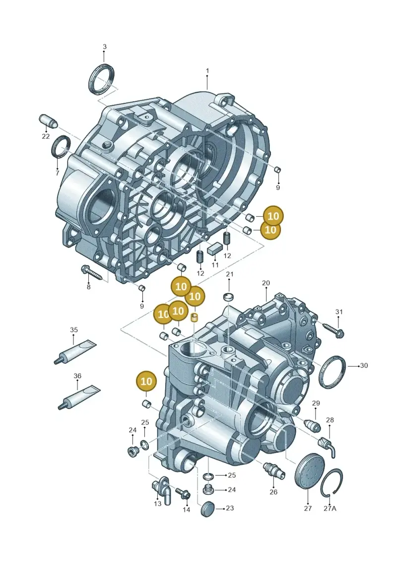0A5301374 — SEAT Leon style (2019-) diagram 868301450, position 10