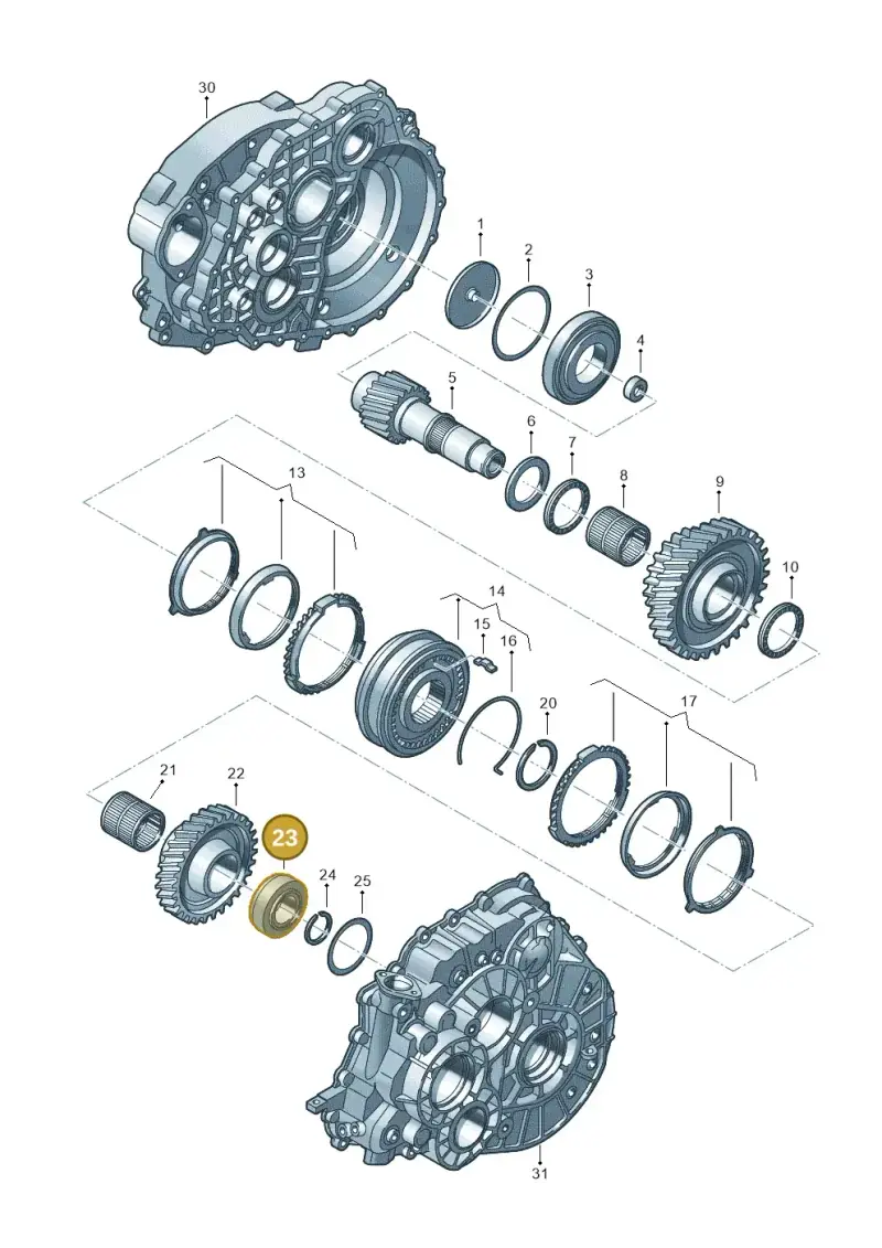 0A5311123B — SEAT Alhambra Stylance (2015-2022) diagram 732311260, position 23