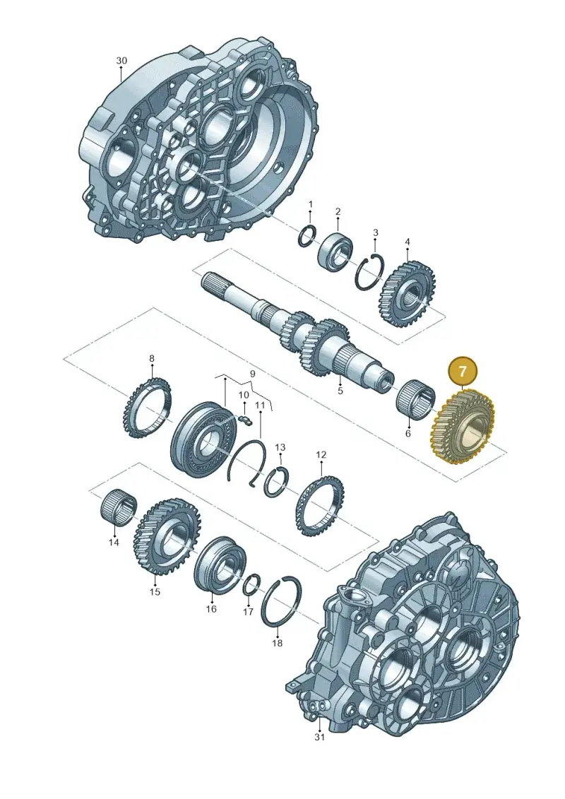 0A5311158AM — SEAT Alhambra Stylance (2015-2022) diagram 863311250, position 7