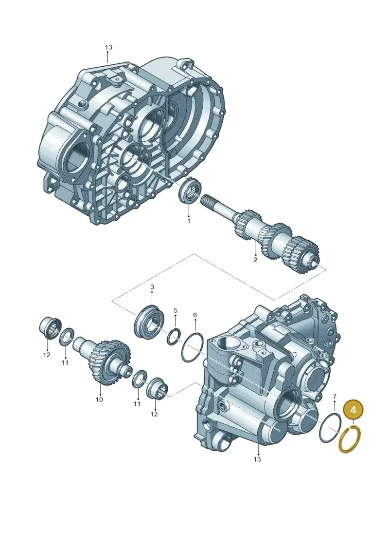 0A5311183 — SEAT Altea XL Reference (2013-2013) diagram 406311360, position 4
