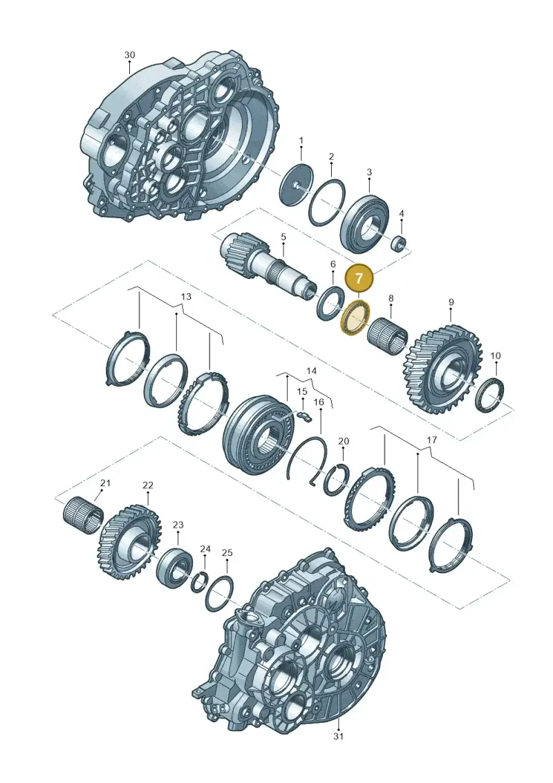 0A5311985C — SEAT Alhambra Stylance (2015-2022) diagram 732311260, position 7